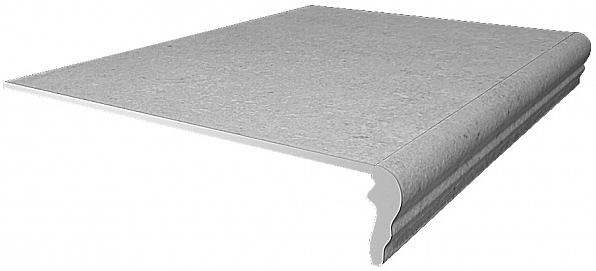 Ступень угловая Аллея серый светлый XX|30х30