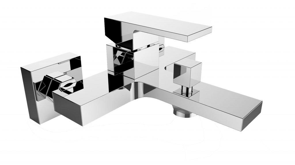 Смеситель для ванны, (цв.хром), Romano ZZ