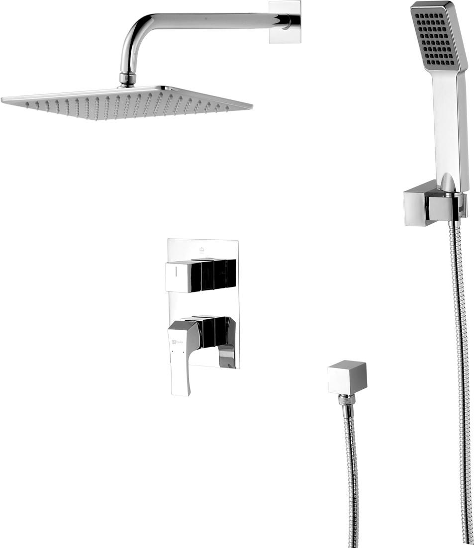 Смеситель встраиваемый Lemark Unit LM4529C для душа, душ. гарнитур в компл., цв. хром глянец, ZZ