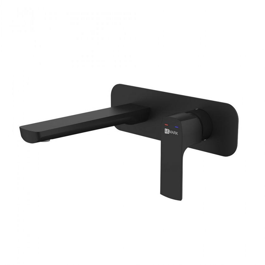 Смеситель Lemark URSUS LM7226BL С ВНУТРЕННЕЙ ЧАСТЬЮ, для раковины, цв черный ZZ