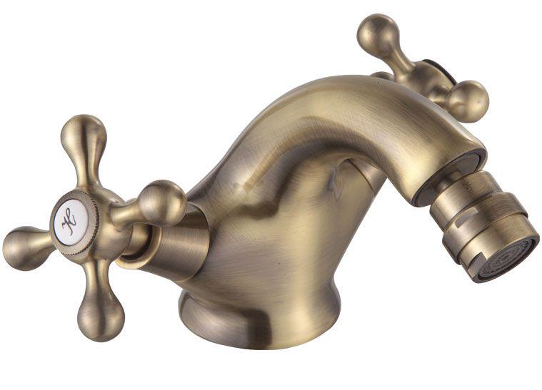Смеситель для биде, без донного клапан, бронза XX
