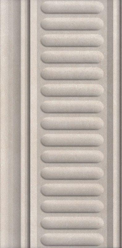 Бордюр Александрия беж светлый структурированный XX  |9.9x20