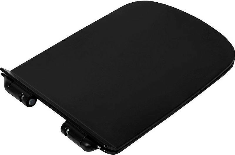 Сиденье для унитаза с микролифтом, (цв.черный матовый), Sela ZZ