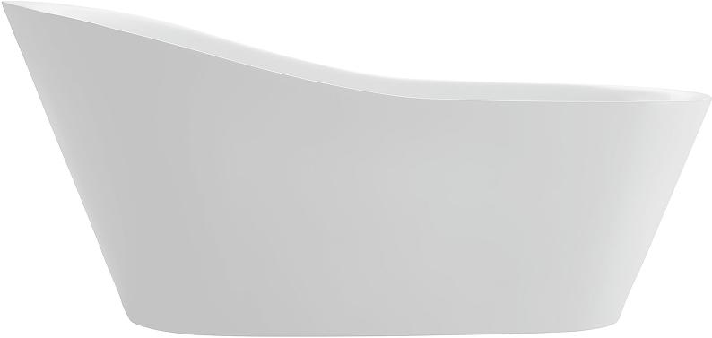 Ванна 1800x870xh850мм, акрил, отдельностоящая, БЕЗ перелива, пробка слива цв.хром в комплекте, BelBagno ZZ