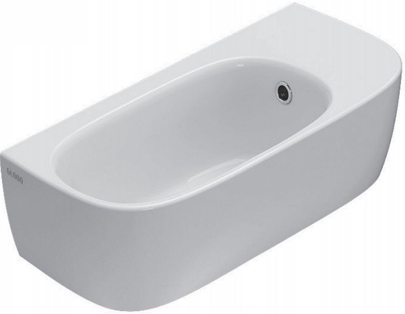 Рукомойник 500х220мм, 1 отв. д/смес. справа, ОТВЕРСТИЕ ВЫБИТО ВРУЧНУЮ, с переливом, установка на стену, Genesis ZZ