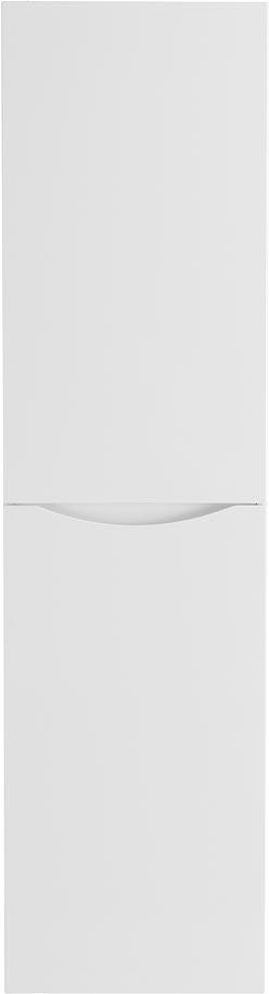 Шкаф подвесной с двумя распашными дверцами, ПЕТЛИ СПРАВА, две полки внутри, 400х300хh1500мм, (цв.Bianco Lucido), Marino ZZ