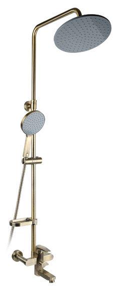 Душевая стойка Timo Beverly SX-1060, (шланг, лейка, держатель для душа) цв. бронза ZZ