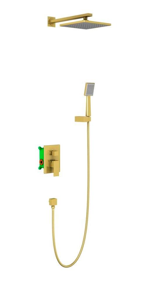 Душевой комплект Timo Petruma SX-2069/17SM С ВНУТРЕННЕЙ ЧАСТЬЮ, цв. золото ZZ