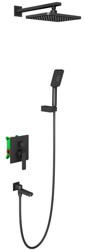 Душевая система встроенная Timo Torne SX-4399/03SM черный,  ZZ