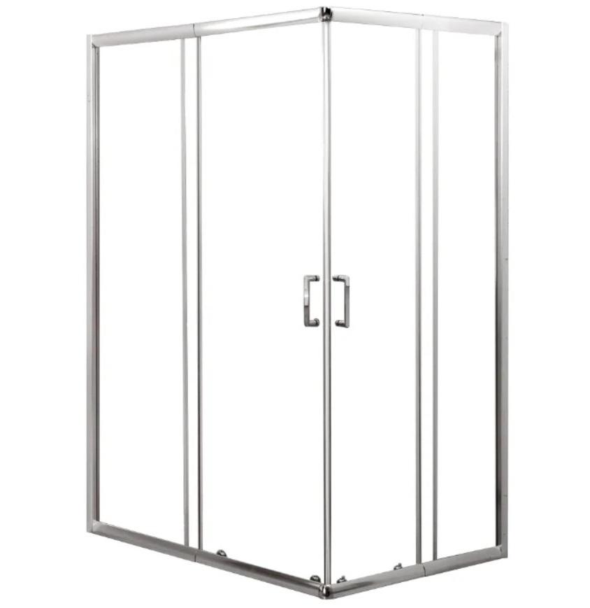 Душевой уголок 1000(1000-1150)х750(750-900)хh1900мм, прямоуг, правый/левый, (стекло прозрачн.5мм, фурн.цв.хром), Unique ZZ
