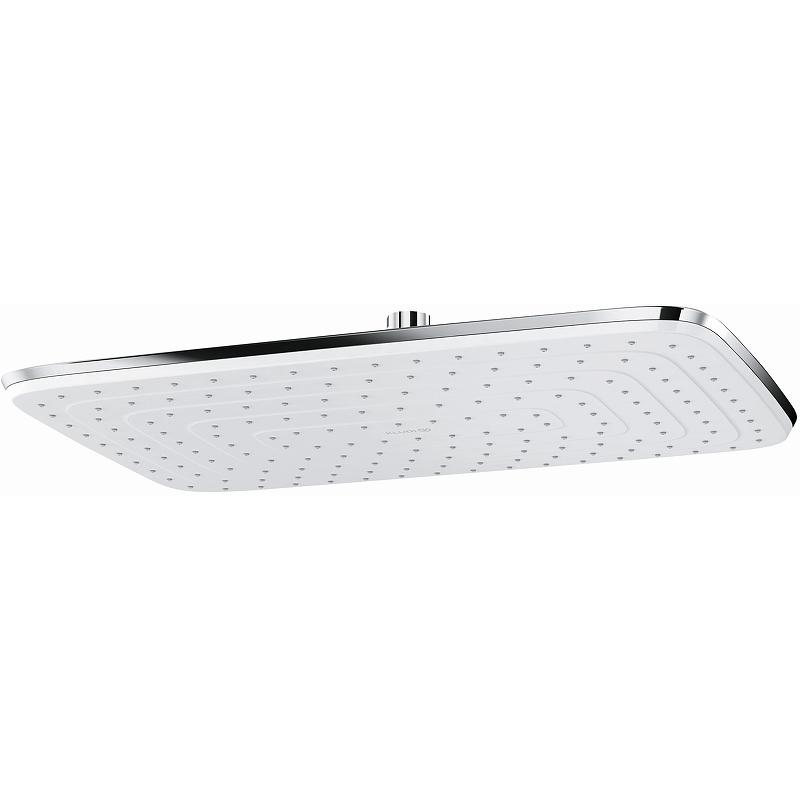 Верхний душ  400 x 260 мм с шарниром, подключение 1/2, без кронштейна, хром ZZ