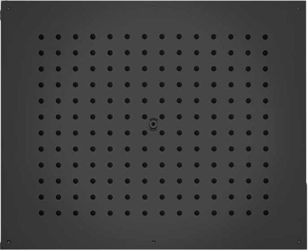 Верхний душ 570х470мм для установки в подвесной потолок, гибкая подводка для подключения в компл., (цв.черный матовый), DREAM FLAT Bossini ZZ