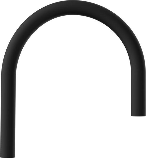 Сменный гибкий шланг для смесителя Kanto, силикон, цв. черный ZZ