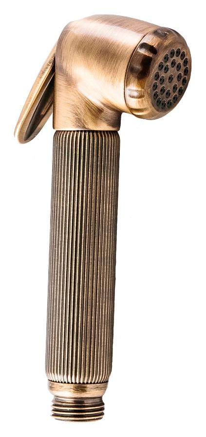 Лейка гигиенического душа, с нажимным механизмом, БЕЗ шланга и кронштейна, (латунь цв.бронза), Nikita ZZ