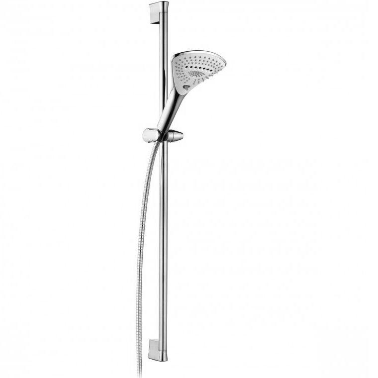 Душевой гарнитур Fizz 3s  (штанга 900 мм, лейка, шланг), хром ZZ