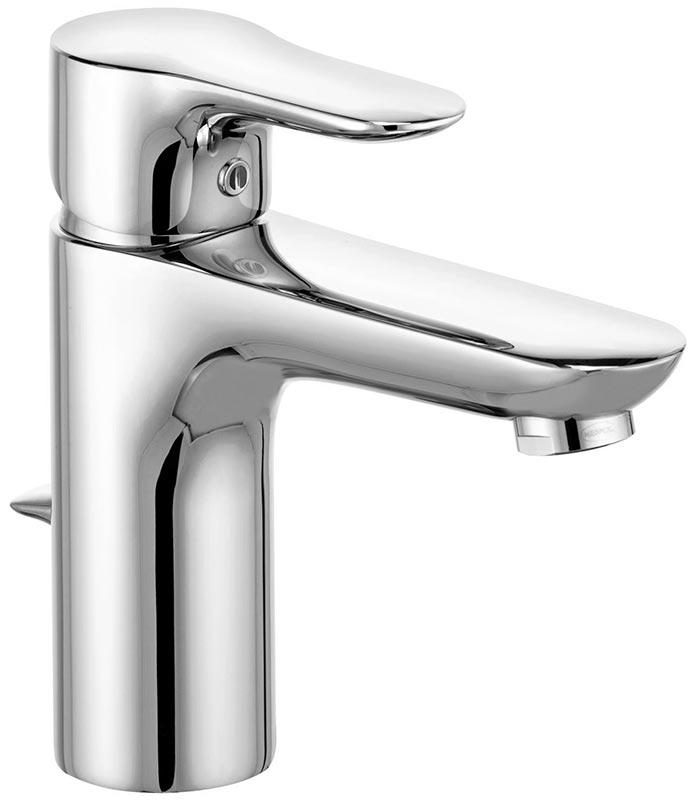 Смеситель для раковины Objekta, однорычажный, с дон.клапаном, гибк.подвод, хром KL