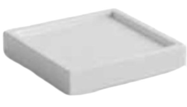 Мыльница настольная, (композит цв.белый матовый), Settecento ZZ