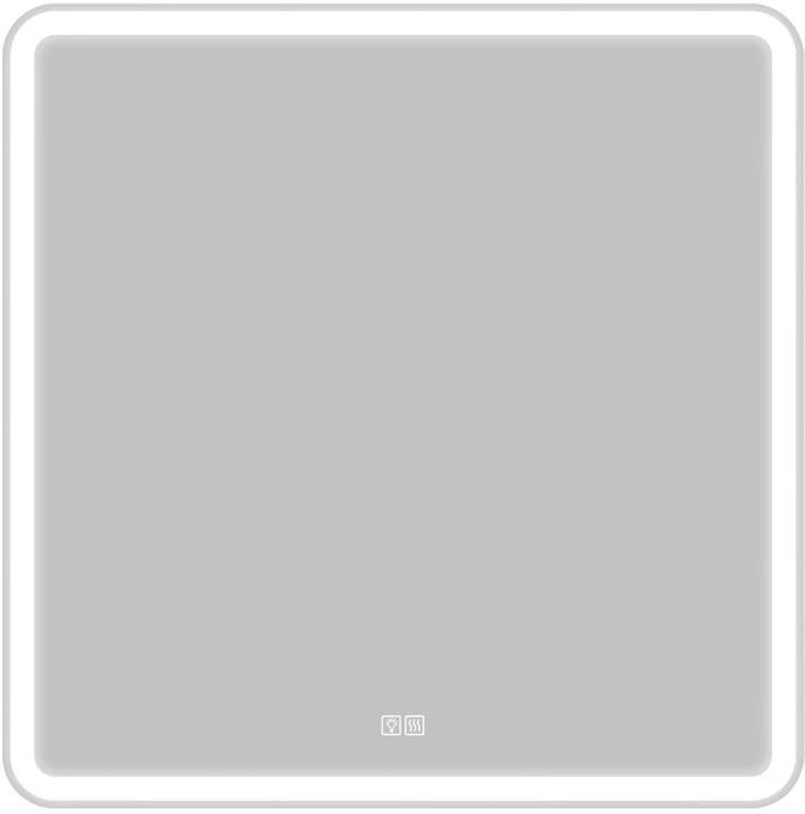 Зеркало 800x30x800мм, с встроенным по периметру светильником, сенсорным выключателем и подогревом, 12W, 220-240V, BelBagno ZZ