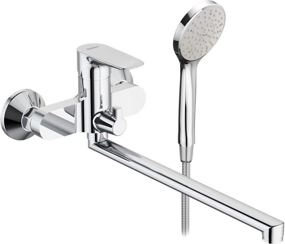Смеситель для ванны/душа Origin Evo 2, c длинным изливом 350мм, с аксессуарами, хром ZZ