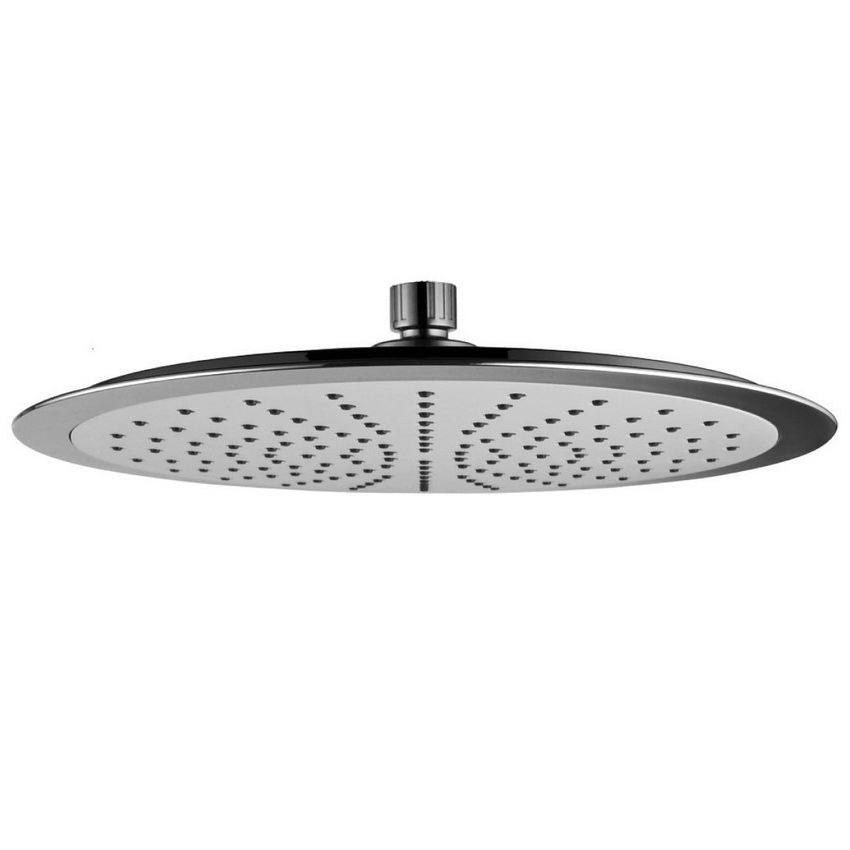 Верхний душ, круглый d=300 мм, подключение 1/2, без кронштейна, цв.хром ZZ