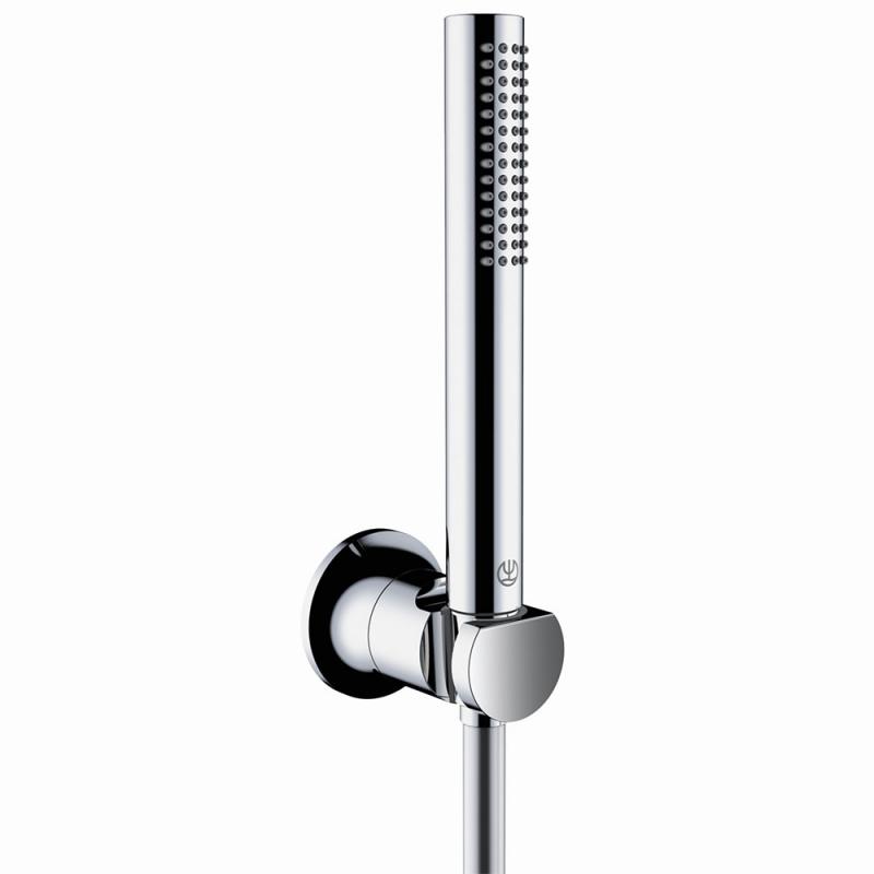 Душевой гарнитур Kludi Nova Fonte Deco (душевой шланг/настенный держатель), цв.хром ZZ