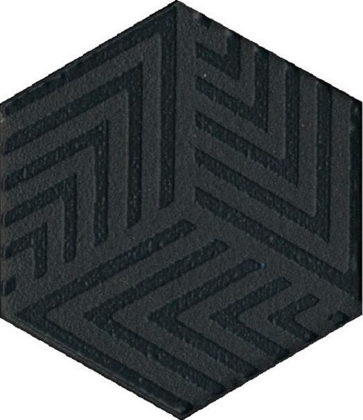 Декор Агуста черный |6x5,2