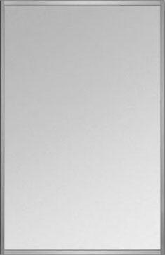 Зеркало 65х100х2см, в алюминиевой раме (вертик. и гориз. монтаж), Catalano ZZ