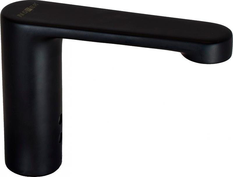 Кран для раковины, на холодную воду, сенсорный, цв. черный матовый ZZ