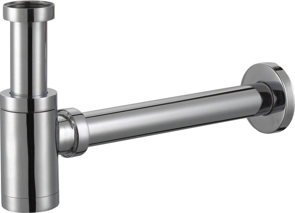 Сифон для раковины дизайн.квадр., 1 1/4, (цв.хром), BelBagno ZZ