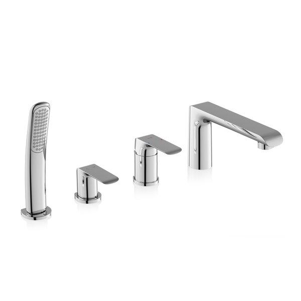 Смеситель врезной каскадный для ванн Flat FL 026.00