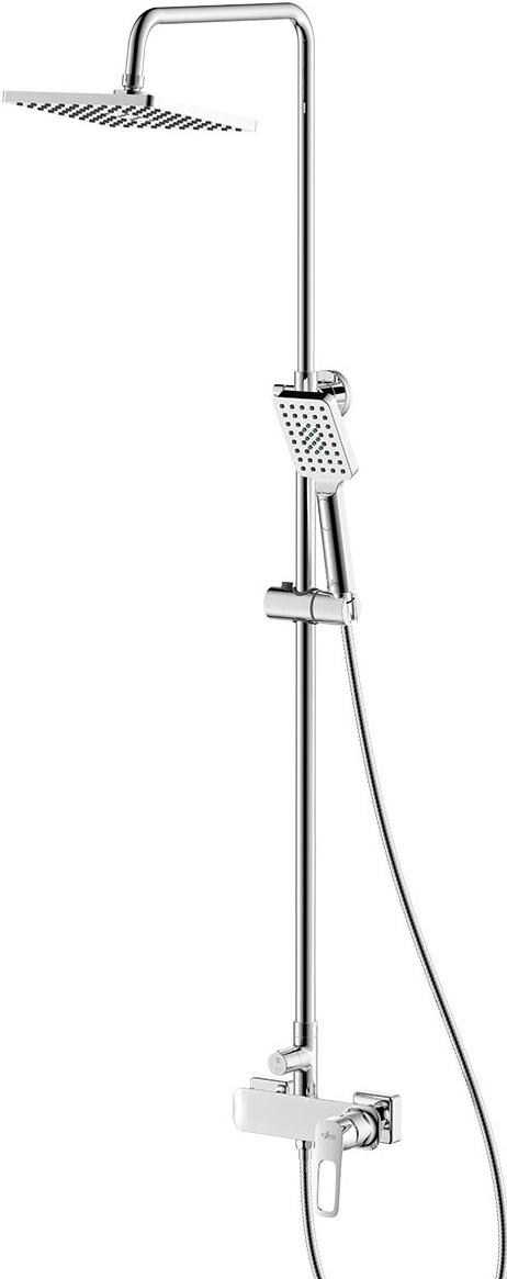 Душевой гарнитур со смесителем душа, верхний душ, душ лейка, душ.шланг, хром XX