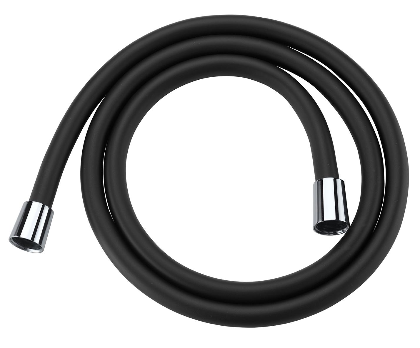 Шланг для душа 150 см, цв.черный/хром ZZ