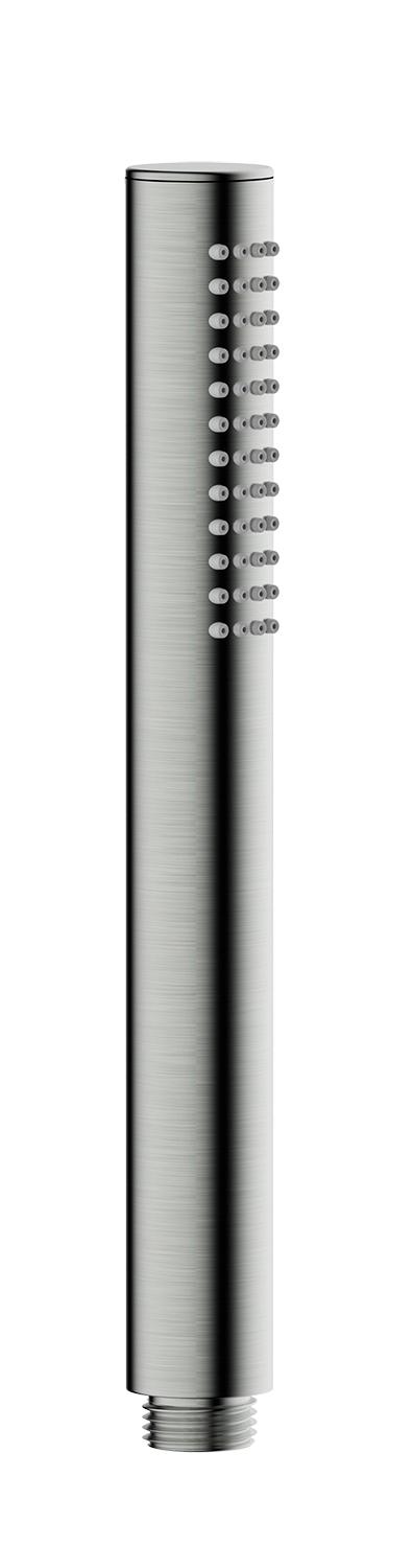 Душевая ручная лейка 1-функциональная, d 2,5 см. цв. никель, ZZ