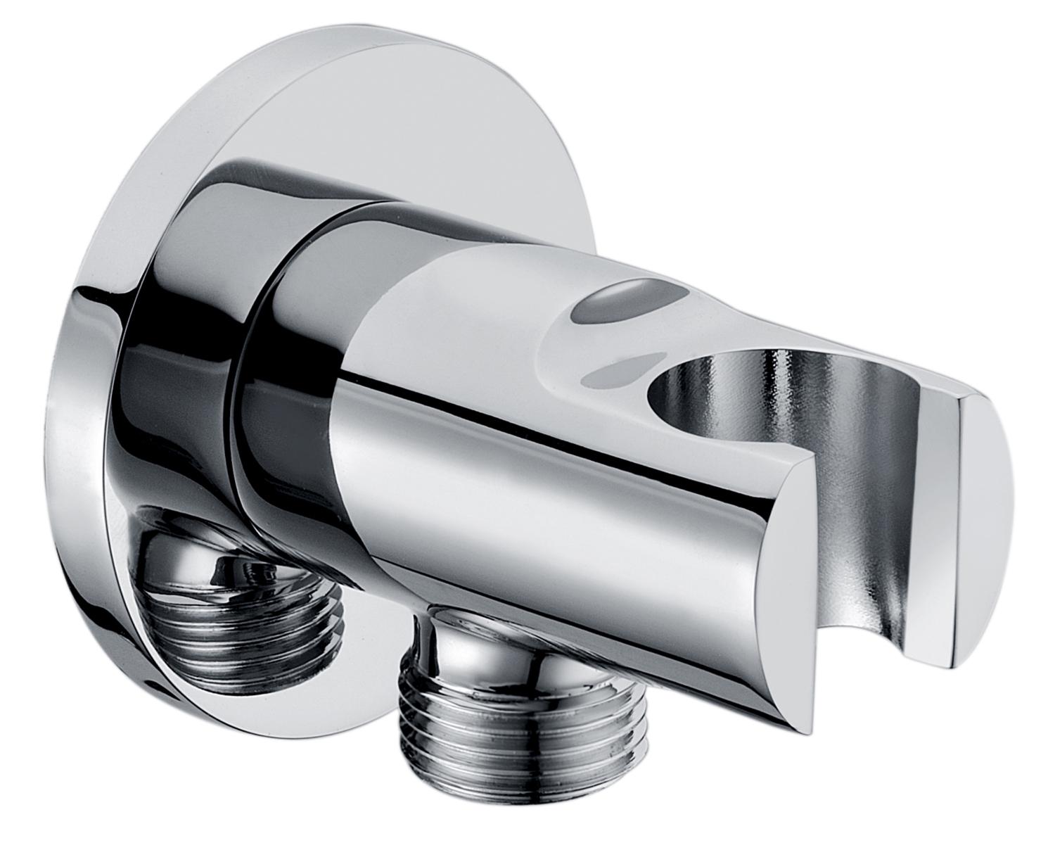 Шланговое подсоединение с держателем, цвет хром ZZ