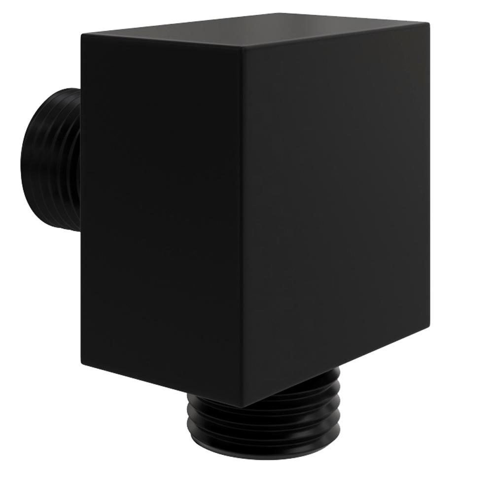 Подключение шланга квадратное черное матовое  ZZ
