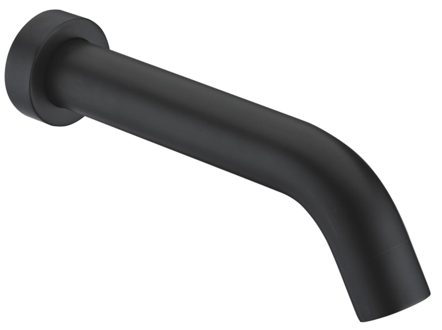 Излив для ванны, настенный монтаж, цв.черный ZZ