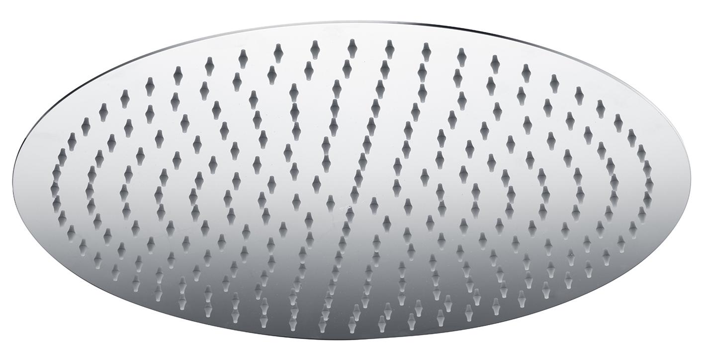 Верхний душ Wasserkraft A117, 400 мм, потолочный,круглый, цвет хром ZZ