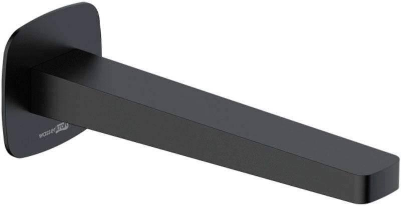 Излив для ванны, настенный монтаж, цв.черный ZZ