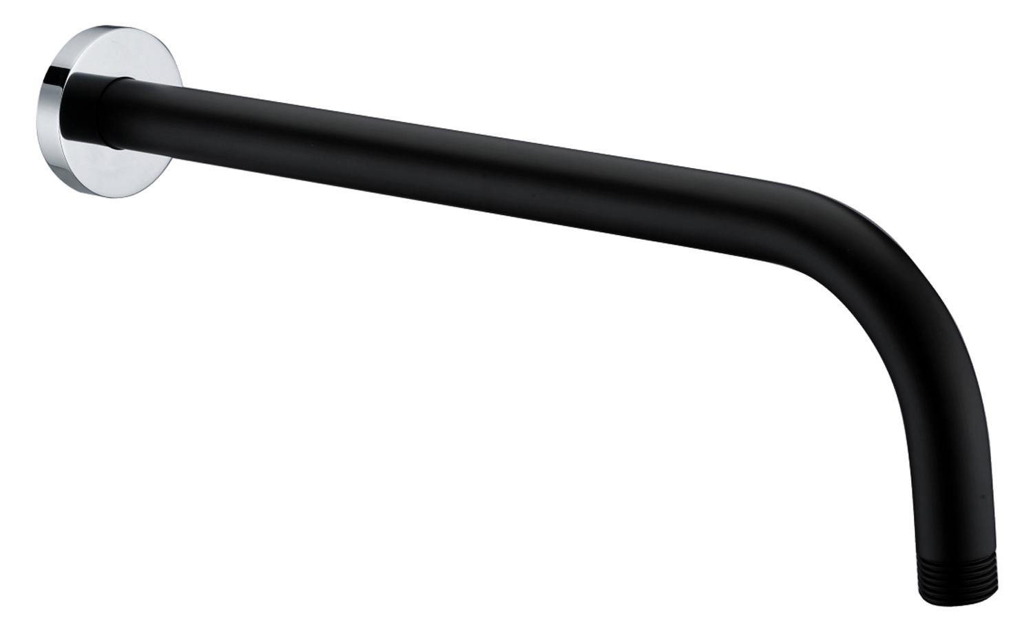 Кронштейн для верхнего душа, 320 мм, цв.черный/хром ZZ