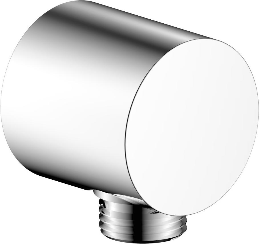 Шланговое подсоединение, подключение 1/2, встраив. в стену, хром