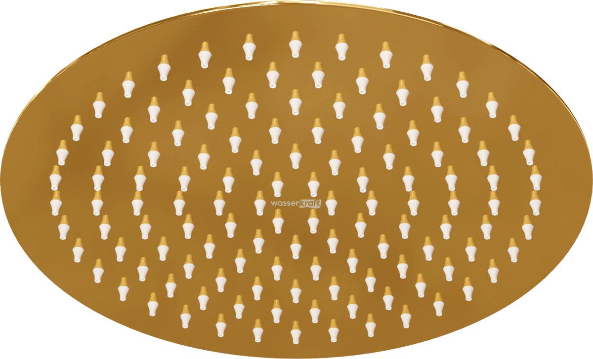 Верхний душ 248 мм, цв. золото глянец,  ZZ