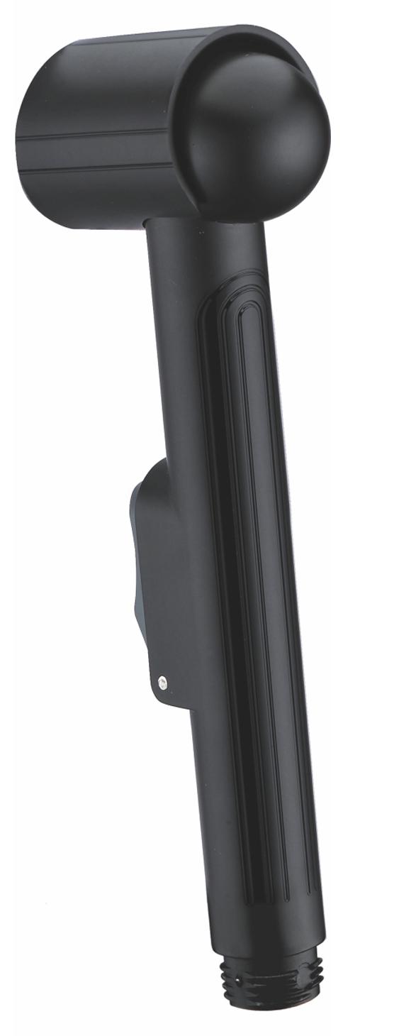 Гигиеническая лейка с держателем, цв.черный, ZZ