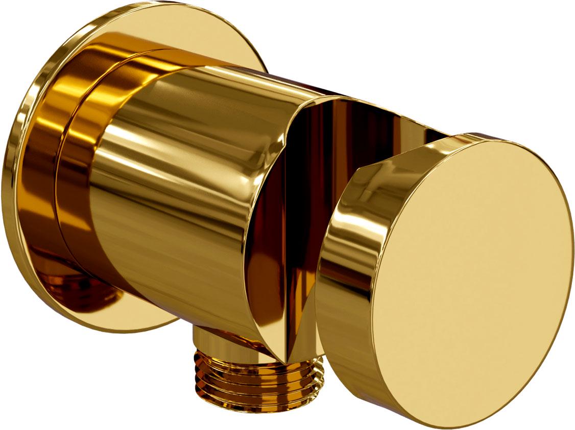 Шланговое подсоединение с держателем лейки, цв. золото глянец ZZ